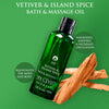 VETIVER & ISLAND SPICE - Massage & Bath Oil- 150ml